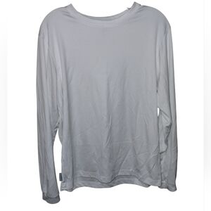 Vtg Y2k Brooks Running shirt L White Poly Mint